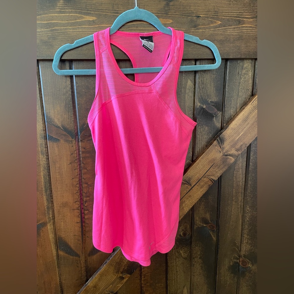 Nike Women's hot Pink Racerback dry fit Tank Top XS